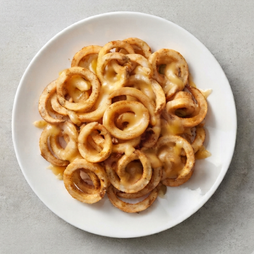 Curly Fries & Cheese 