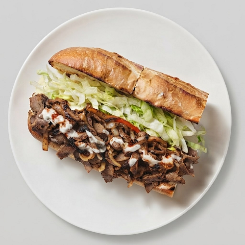 Lamb Shawarma Hoagie Wrap 